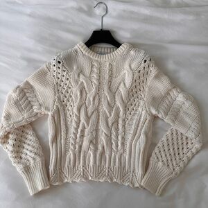 &Other Stories White Knit Sweater - Small